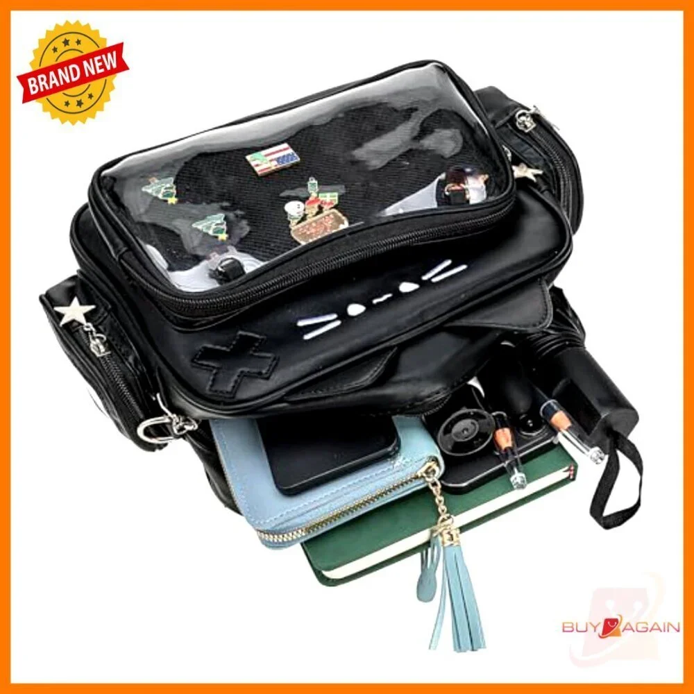 Kawaii Ita Bag Backpack Crossbody Pin Display Multi-Purpose Shoulder Bag